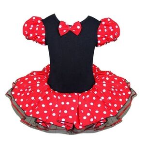 Princess Minnie Dress & Ear Head Band size Small for little girls